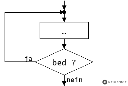 PAP-Sinnbild fußgesteuerte Schleife (mit KI erstellt)
